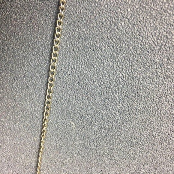 Long Silver Butterfly Necklace Rhinestone Leaf Flower Filagree Retro BoHo - Picture 6 of 9